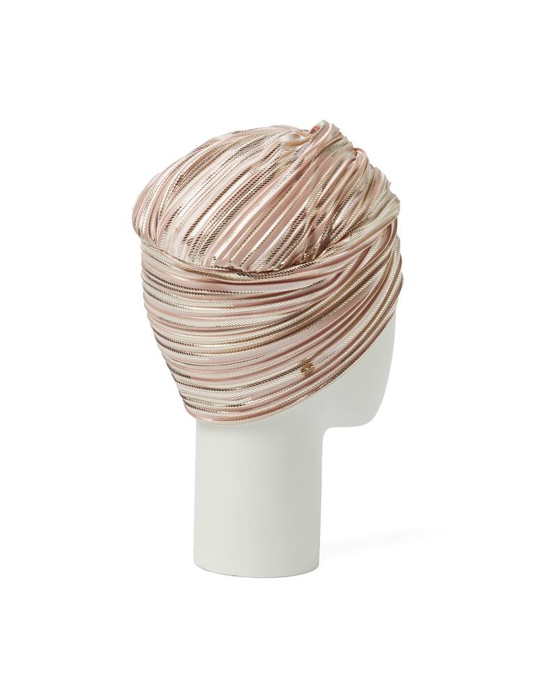 rinascente Flapper Turbante con inserti lurex Lola - rosa