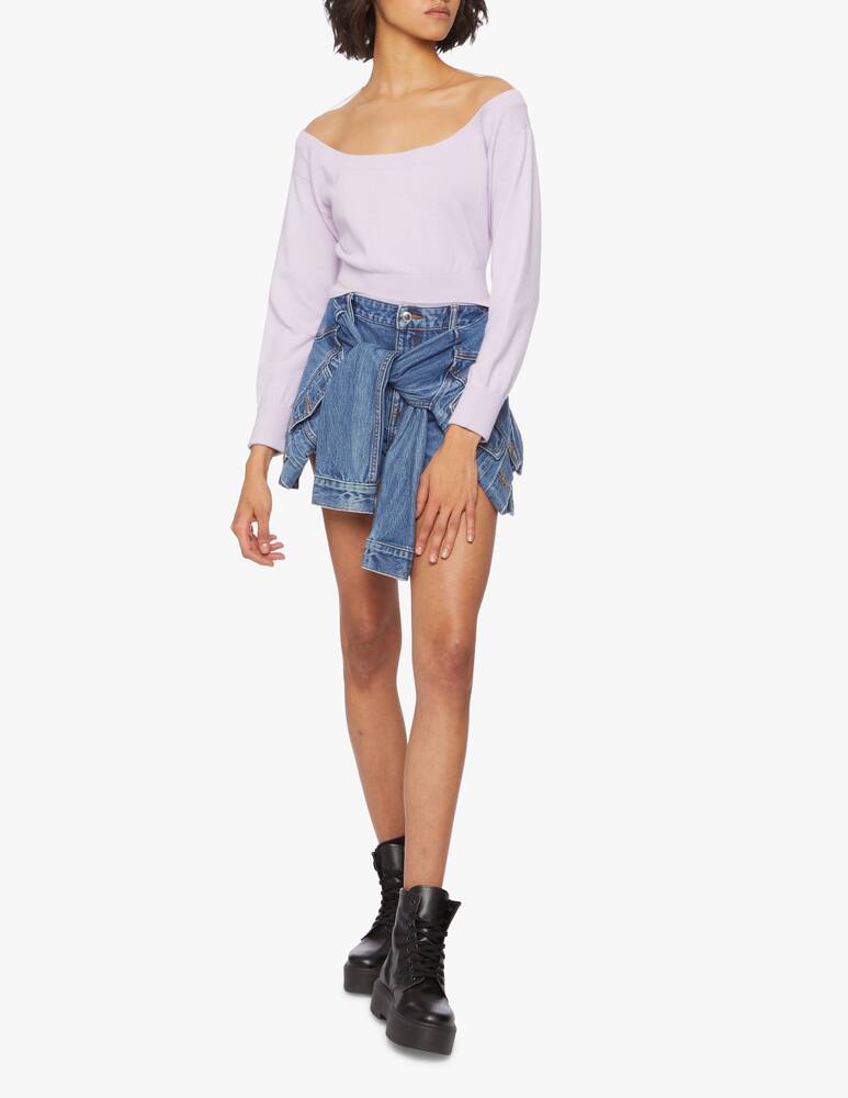 rinascente Alexander Wang Cropped pullover with long sleeve