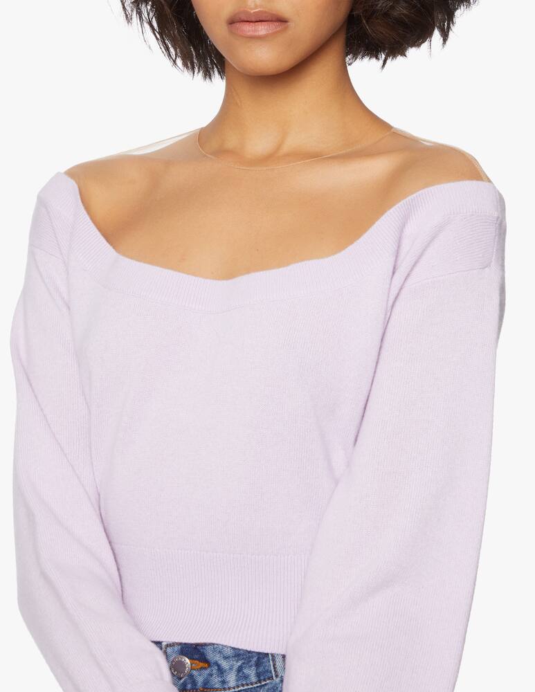 rinascente Alexander Wang Cropped pullover with long sleeve