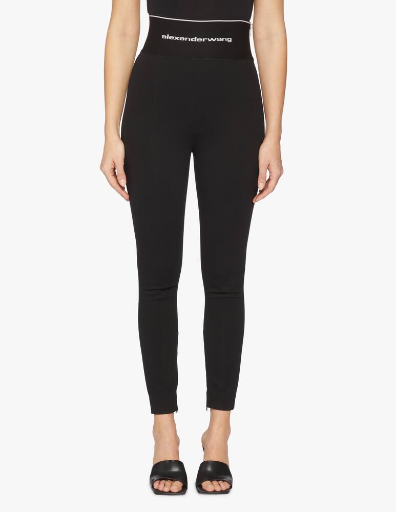 rinascente Alexander Wang Legging with logo elastic