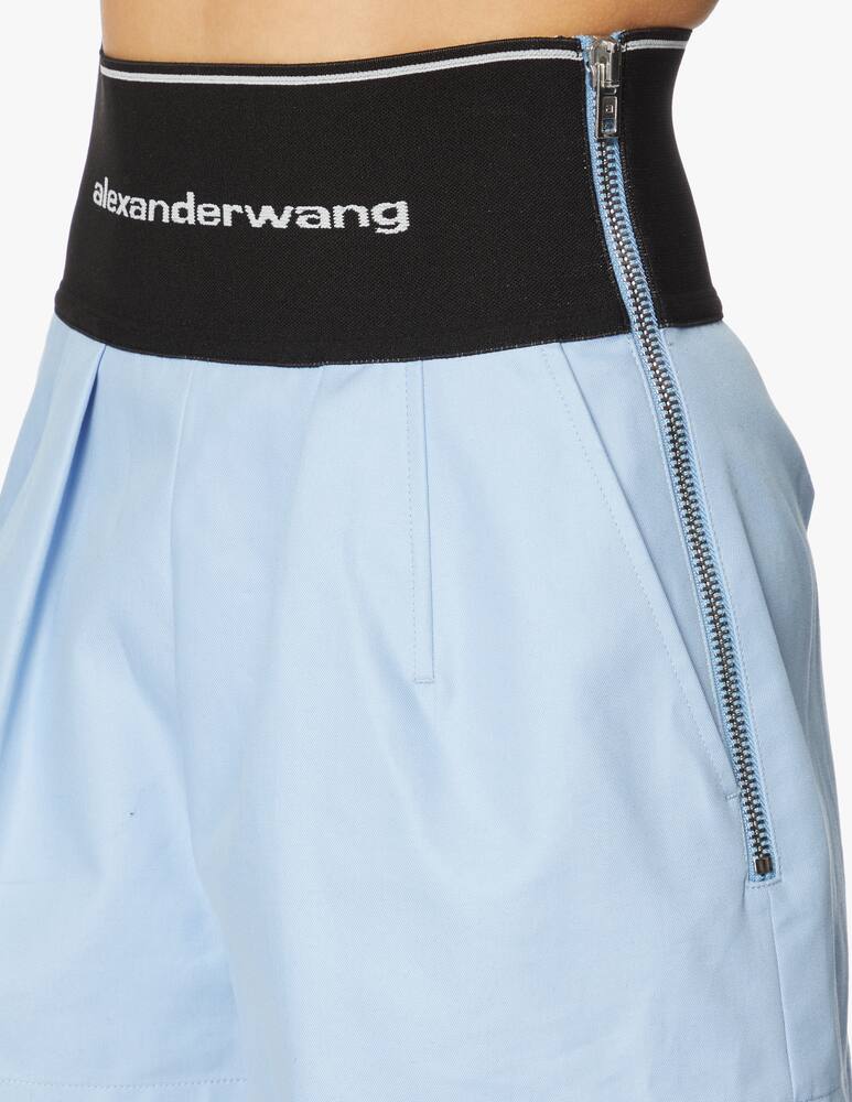 rinascente Alexander Wang Pantloni corti safari con logo in vita