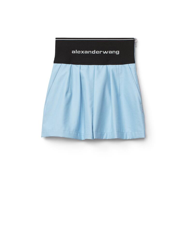 rinascente Alexander Wang Pantloni corti safari con logo in vita