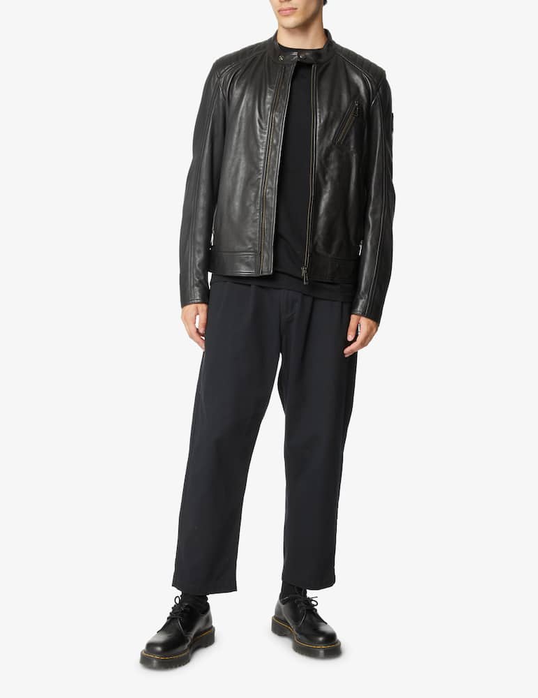 rinascente Belstaff Leather jacket - Black
