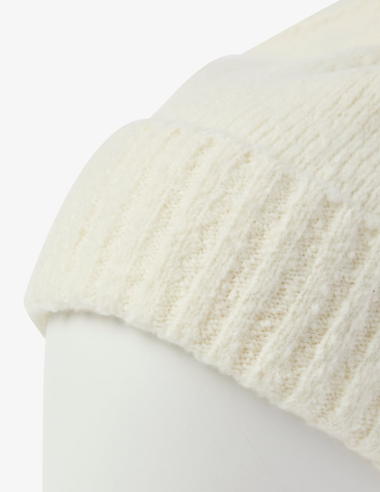 rinascente Scaglione Cappello beanie in cashmere - Bianco