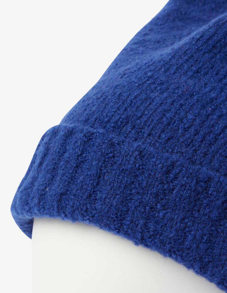 Scaglione Puffed cashmere beanie - Blue - picture 4 Scaglione Puffed cashmere beanie - Blue - picture 4
