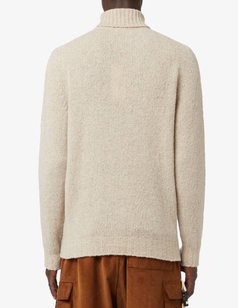 rinascente Scaglione Dolcevita puffed cashmere - Beige