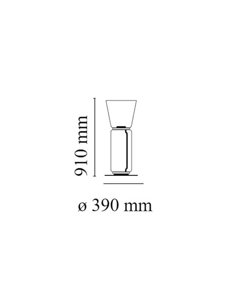 Flos Lampada da pavimento Noctambule F1 High Cylinder & Cone - immagine 3 Flos Lampada da pavimento Noctambule F1 High Cylinder & Cone - immagine 3