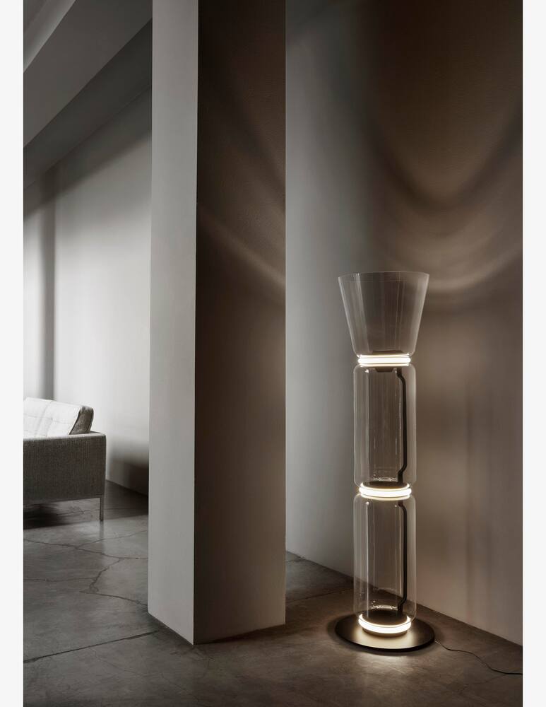 rinascente Flos Noctambule Floor 2 High Cylinder Cone Small Base