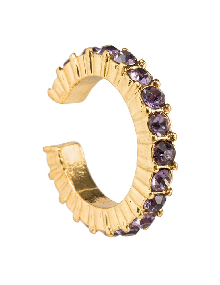 rinascente Mia's Earcuff purple crystals