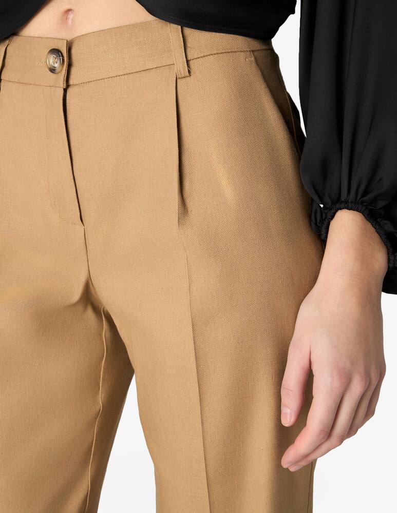 24.7 Studio Pantaloni a gamba dritta in misto lino - immagine 4 24.7 Studio Pantaloni a gamba dritta in misto lino - immagine 4