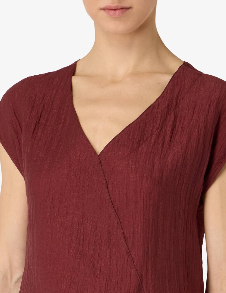 rinascente 24.7 Studio Crinkle v-neck blouse