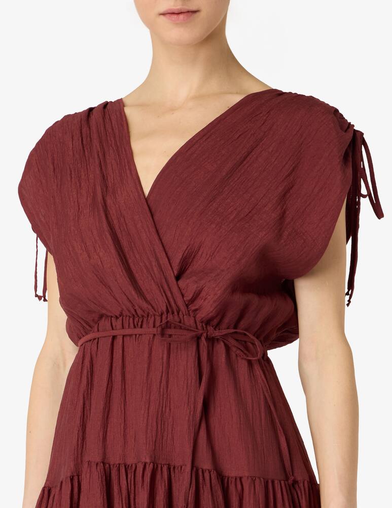 rinascente 24.7 Studio Crinkle wrap dress