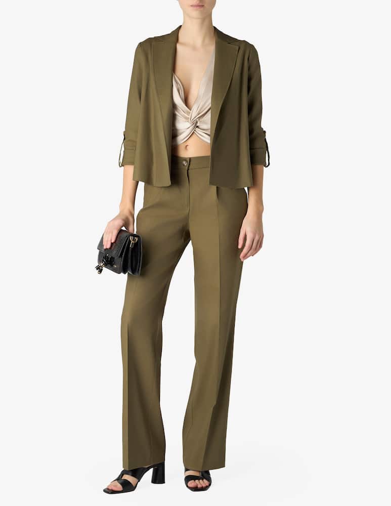 rinascente 24.7 Studio Boxy linen blend blazer