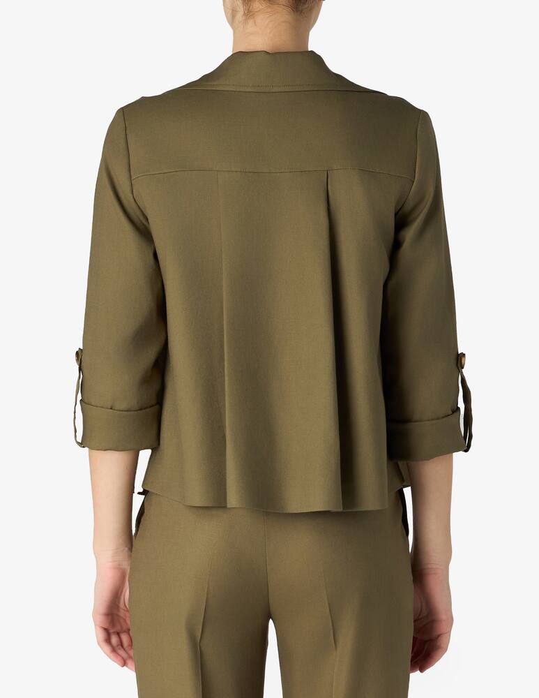 rinascente 24.7 Studio Boxy linen blend blazer