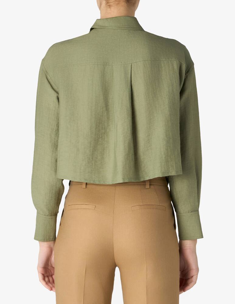 rinascente 24.7 Studio Cropped pocket shirt