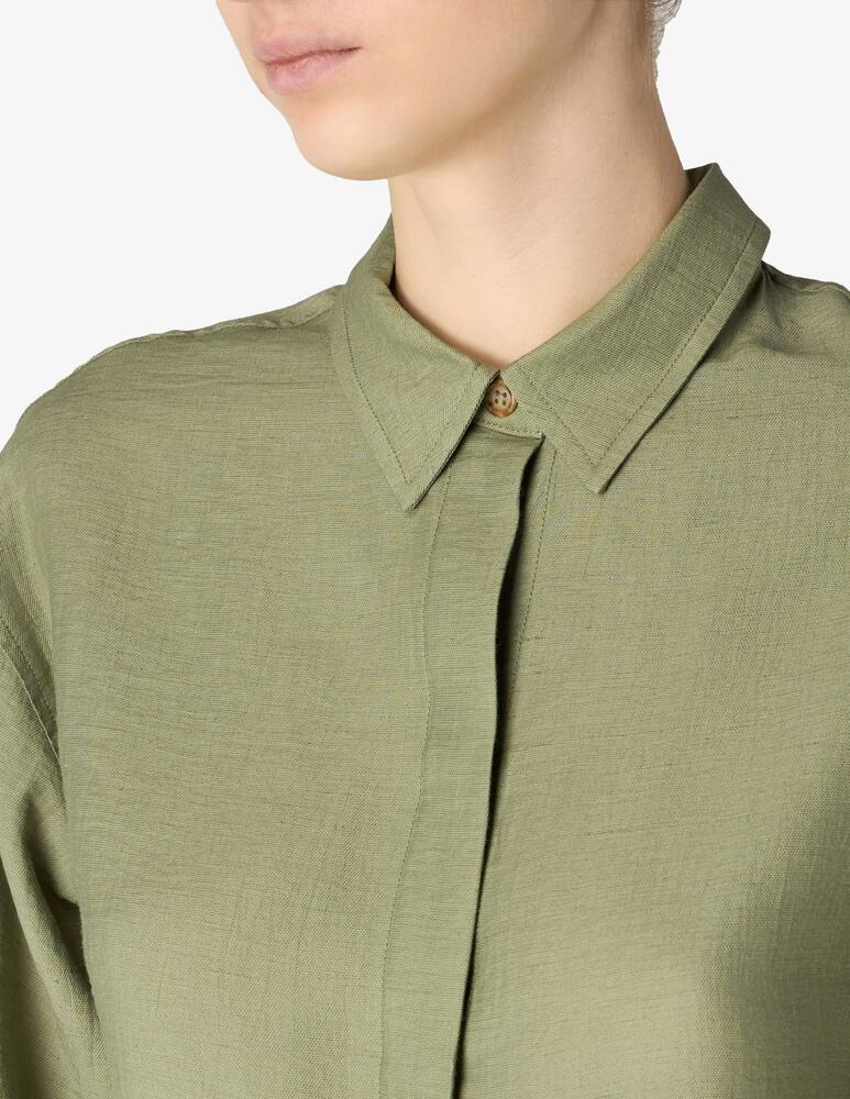 rinascente 24.7 Studio Cropped pocket shirt