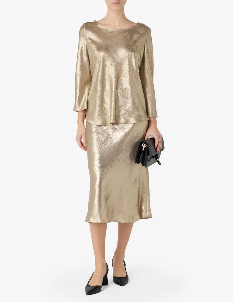 rinascente 24.7 Studio Vback shimmer blouse