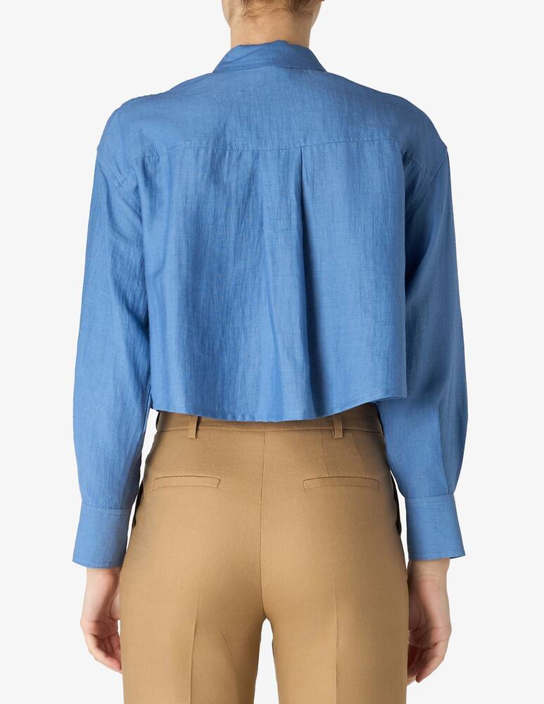 rinascente 24.7 Studio Cropped pocket shirt