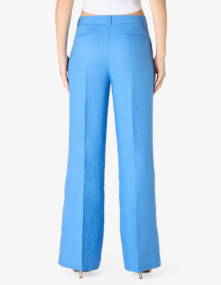 24.7 Studio Pantaloni flare in lino - immagine 3 24.7 Studio Pantaloni flare in lino - immagine 3