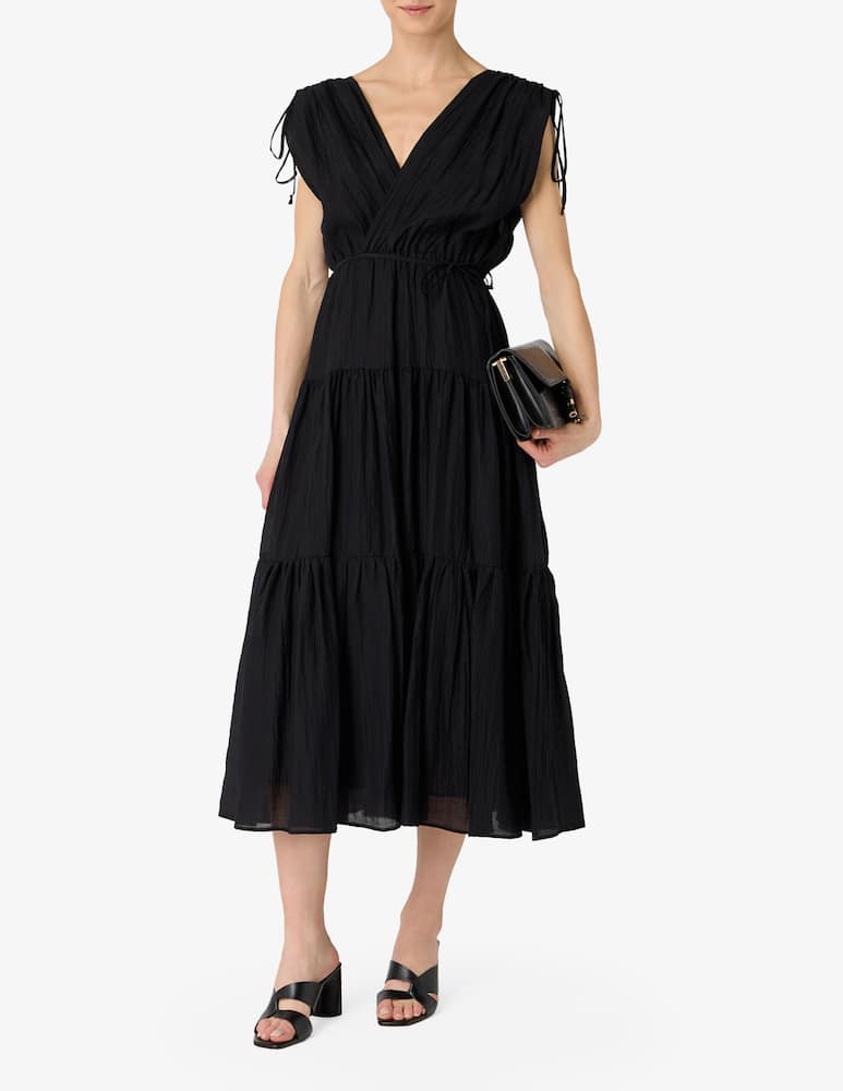 rinascente 24.7 Studio Crinkle tiered dress