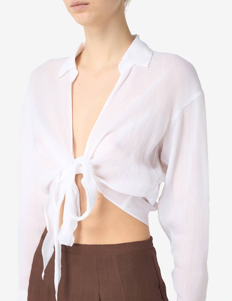 rinascente 24.7 Studio Tie-front wrap blouse