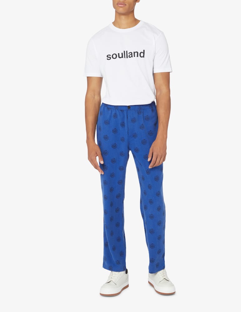 rinascente Soulland Maglietta con logo sul petto - Bianco