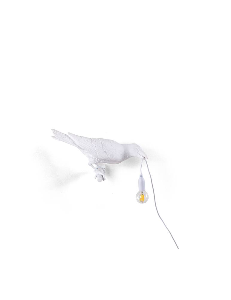rinascente Seletti Bird Lamp Appesa a Destra lampada da parete - bianco