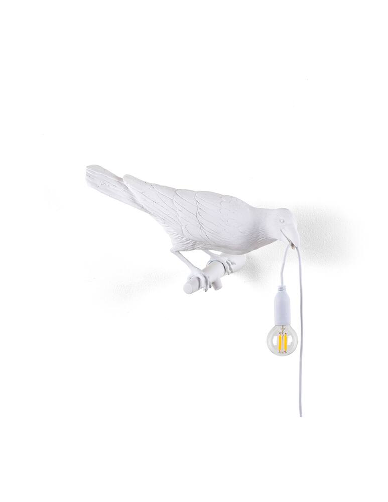 rinascente Seletti Bird Lamp Appesa a Destra lampada da parete - bianco