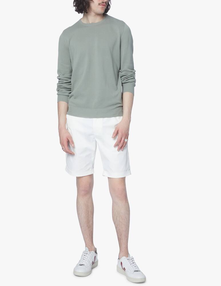 rinascente Gran Sasso Maglia girocollo in cotone nido dape - verde