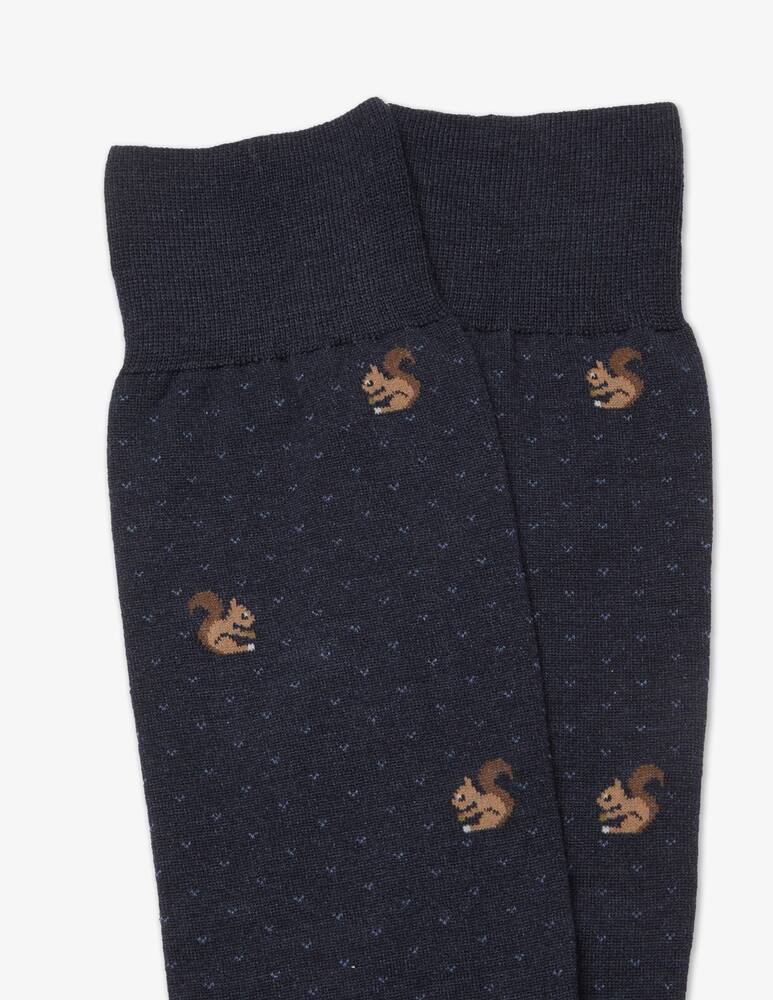 rinascente Sorley Calzini fantasia scoiattolo - Blu