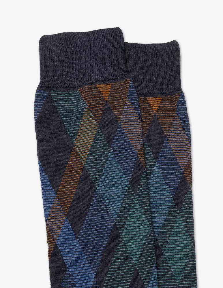 rinascente Sorley Clazini fantasia tartan - Blu