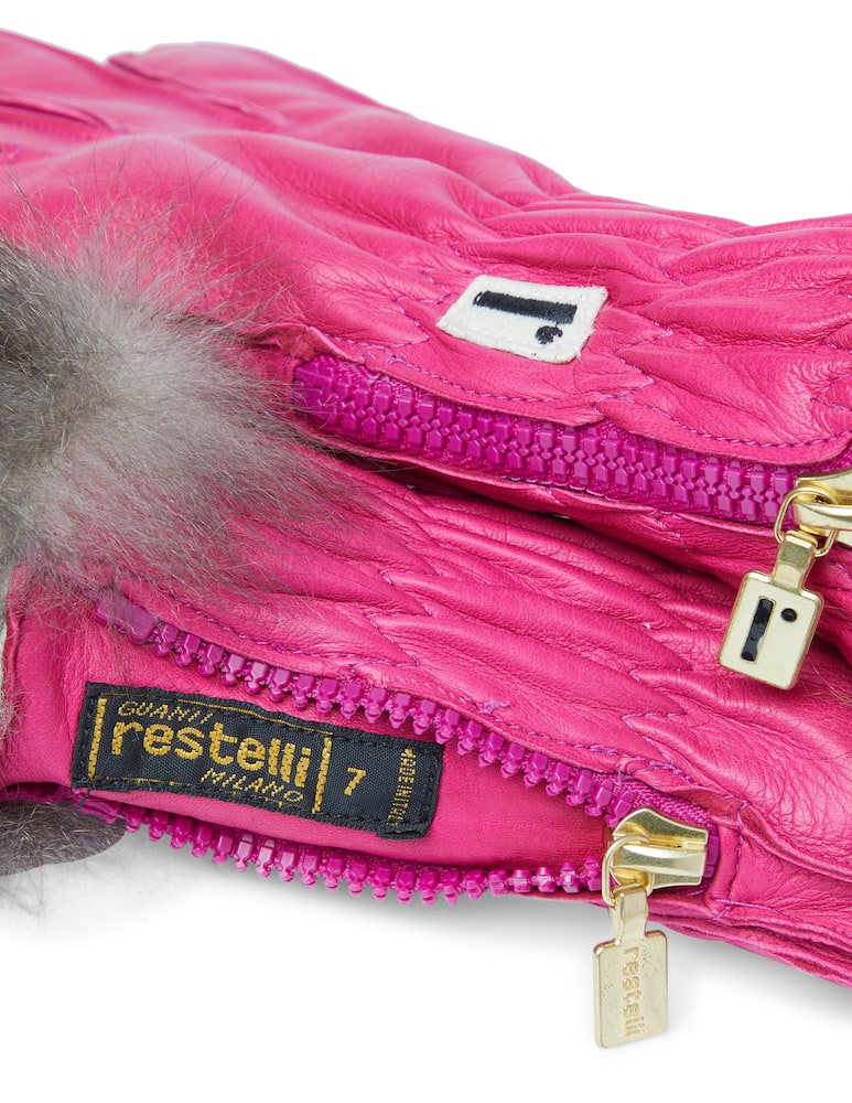 rinascente Restelli Leather ski gloves