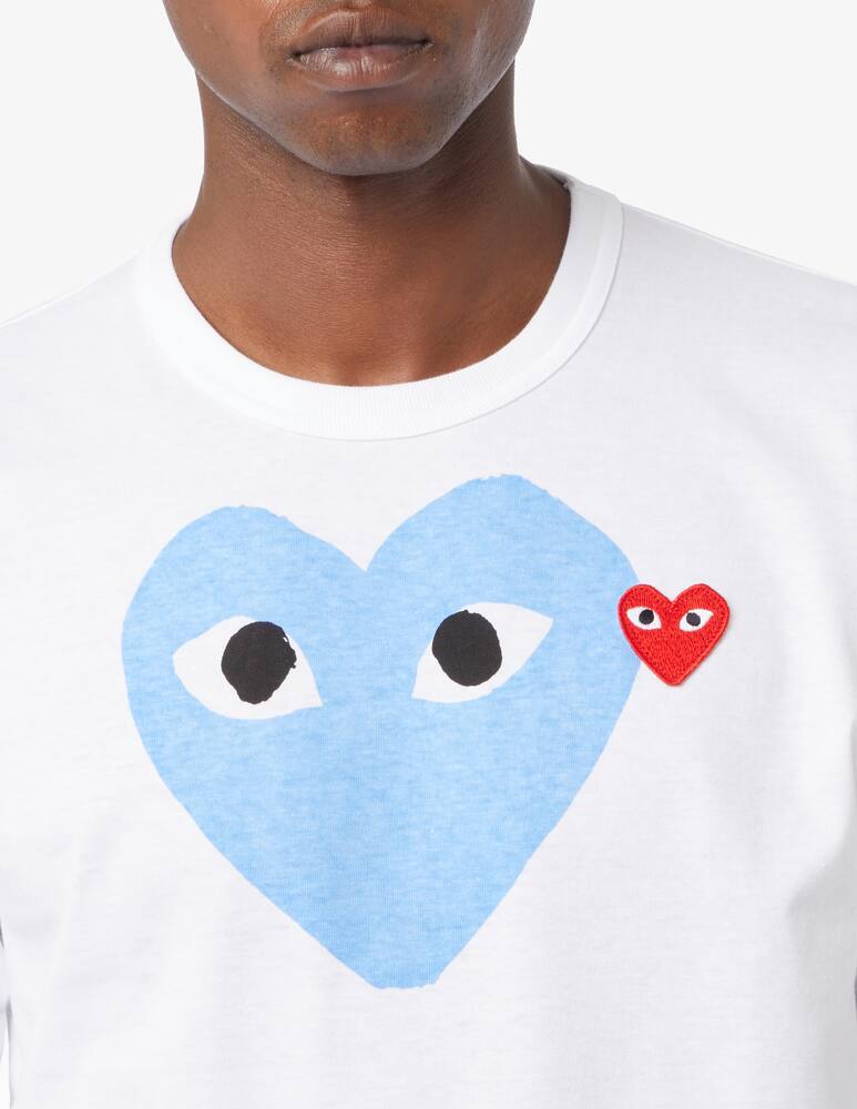 rinascente Comme des Garçons Play Maglietta big blue heart