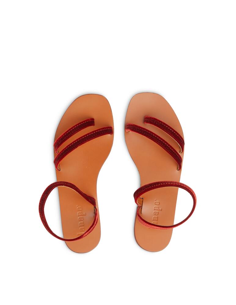 rinascente lanapo Ciabattine Pietrasanta - rosso