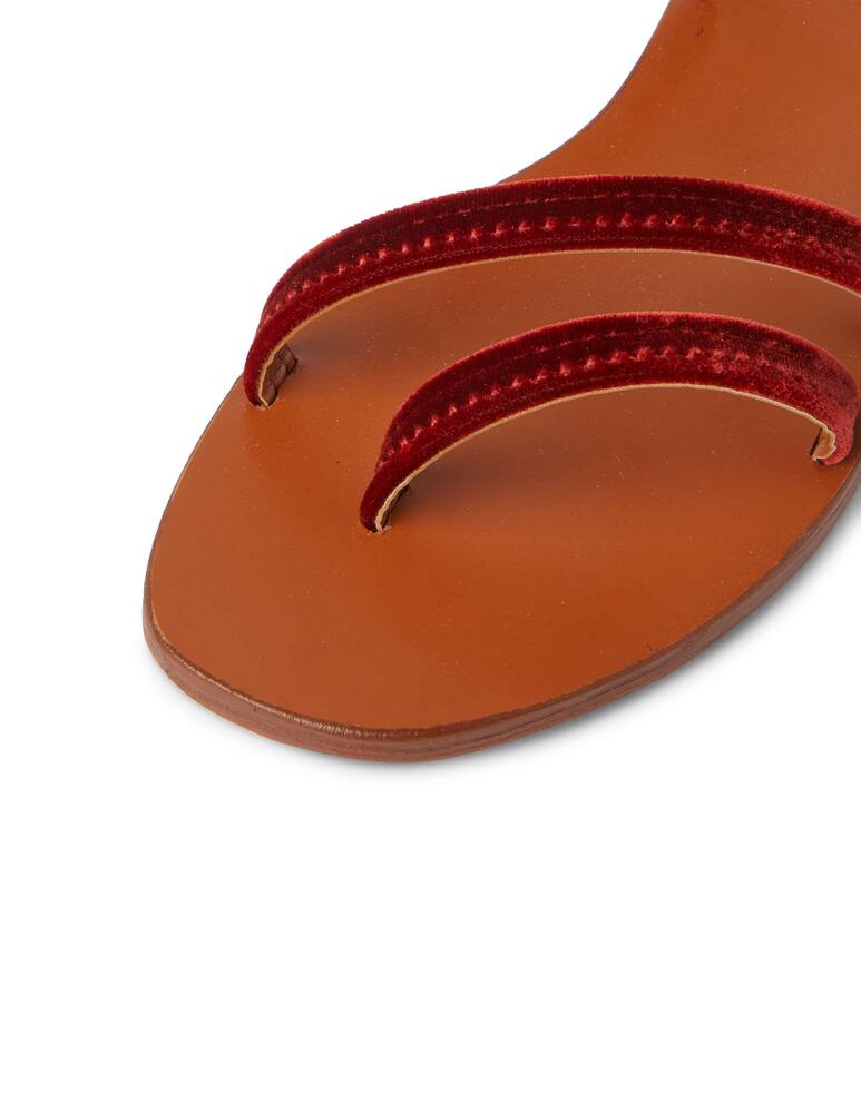 rinascente lanapo Ciabattine Pietrasanta - rosso