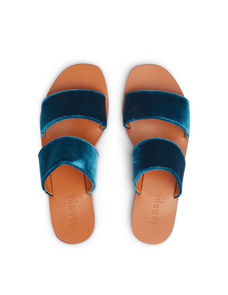 rinascente lanapo Portofino slides - teal