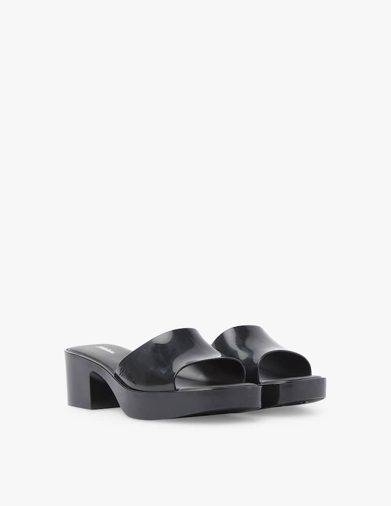 rinascente Melissa Shape heeled mule - black