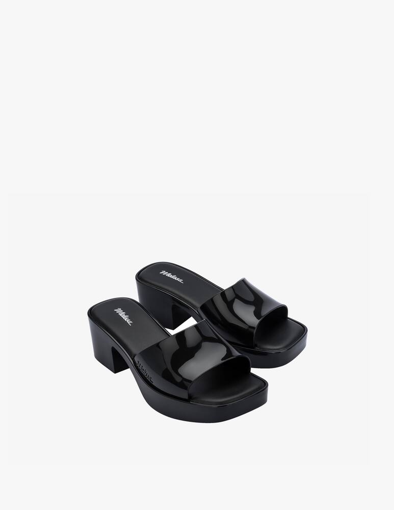 rinascente Melissa Shape heeled mule - black