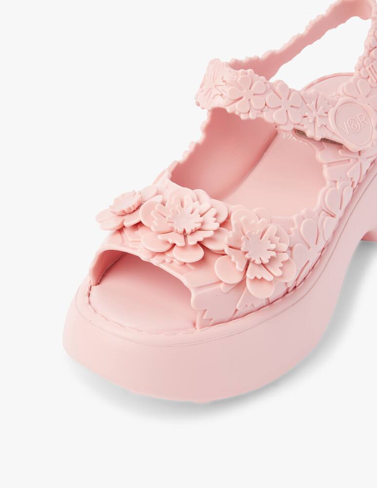 rinascente Melissa Sandali con tacco Blossom V&R - rosa