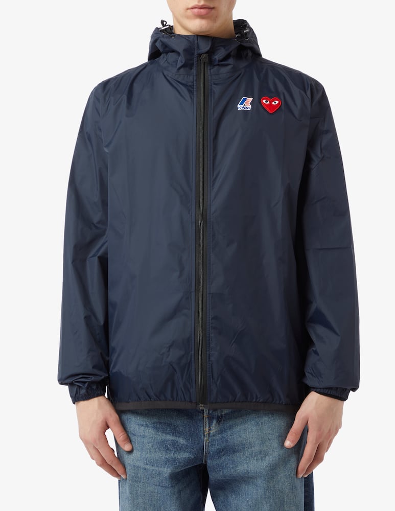 Comme des Garçons Play Felpa con cappuccio k-way x play - immagine 1 Comme des Garçons Play Felpa con cappuccio k-way x play - immagine 1