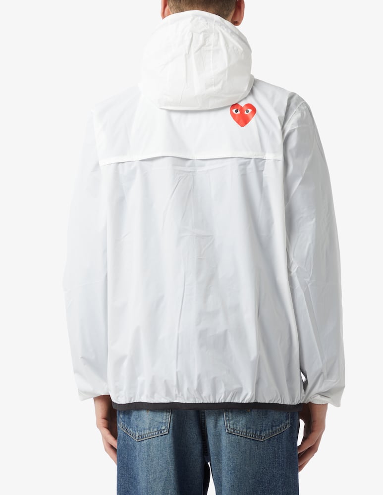 Comme des Garçons Play Felpa con cappuccio k-way x play - immagine 3