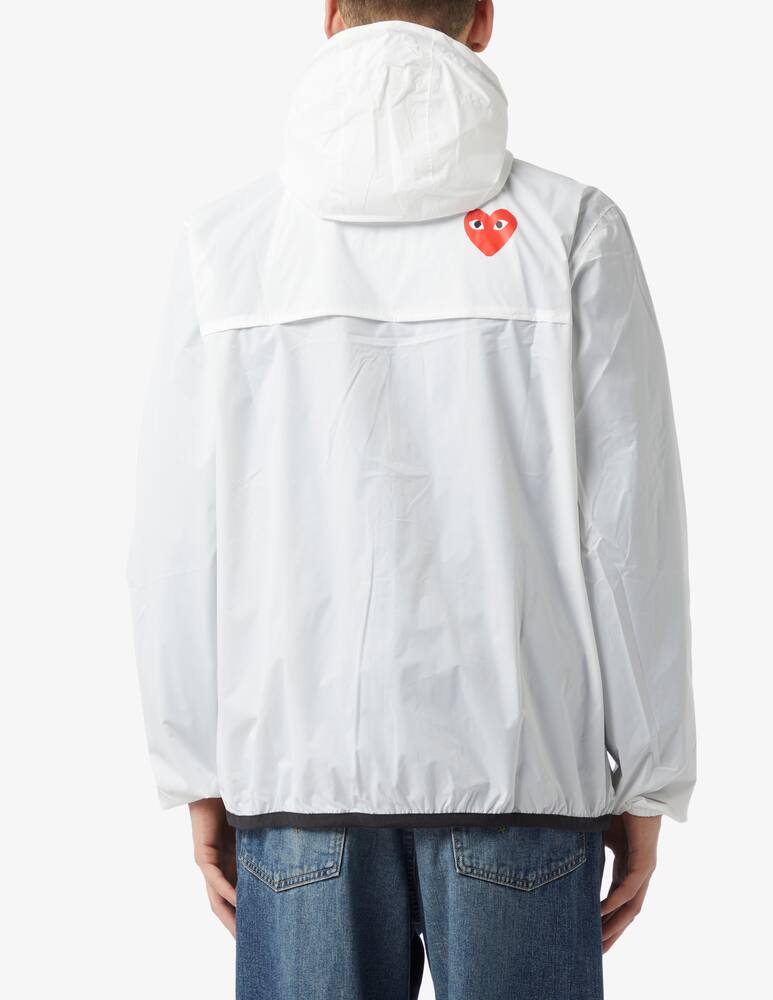 rinascente Comme des Garçons Play Felpa con cappuccio k-way x play