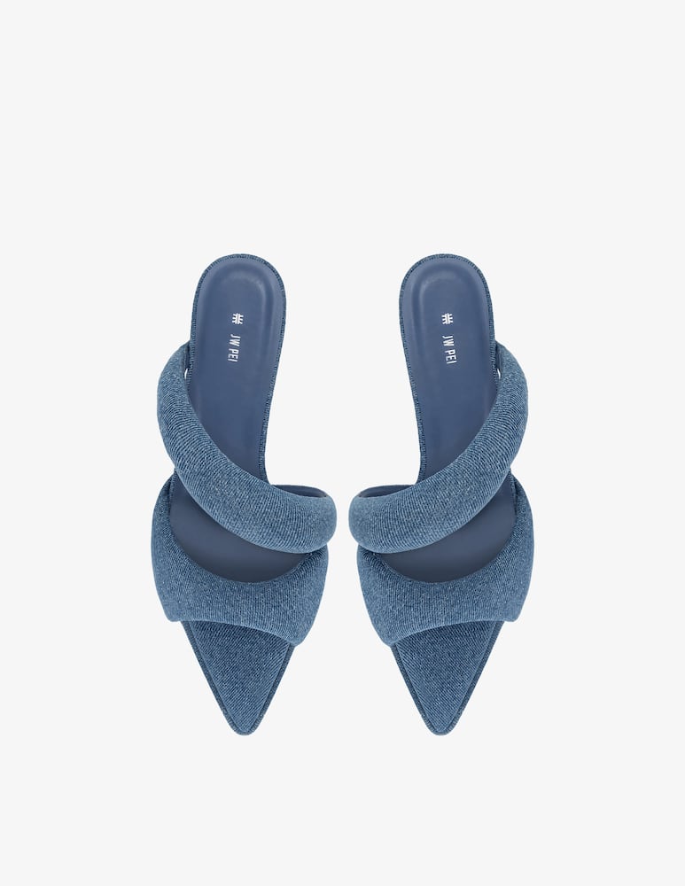 rinascente JW PEI Sara denim heeled mule