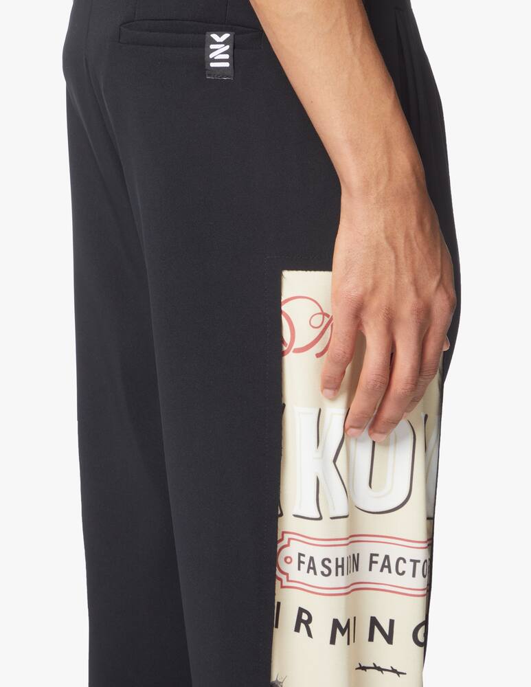 rinascente Inkover Pantalone inserti - nero