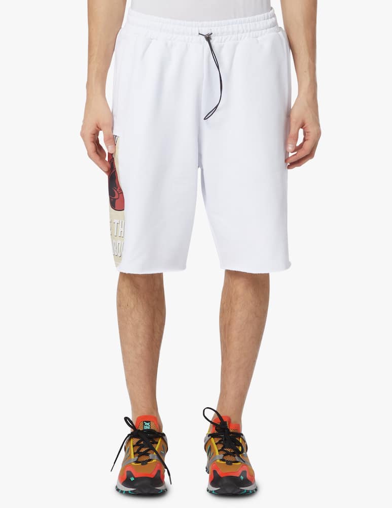 rinascente Inkover Peaky inserts shorts - white