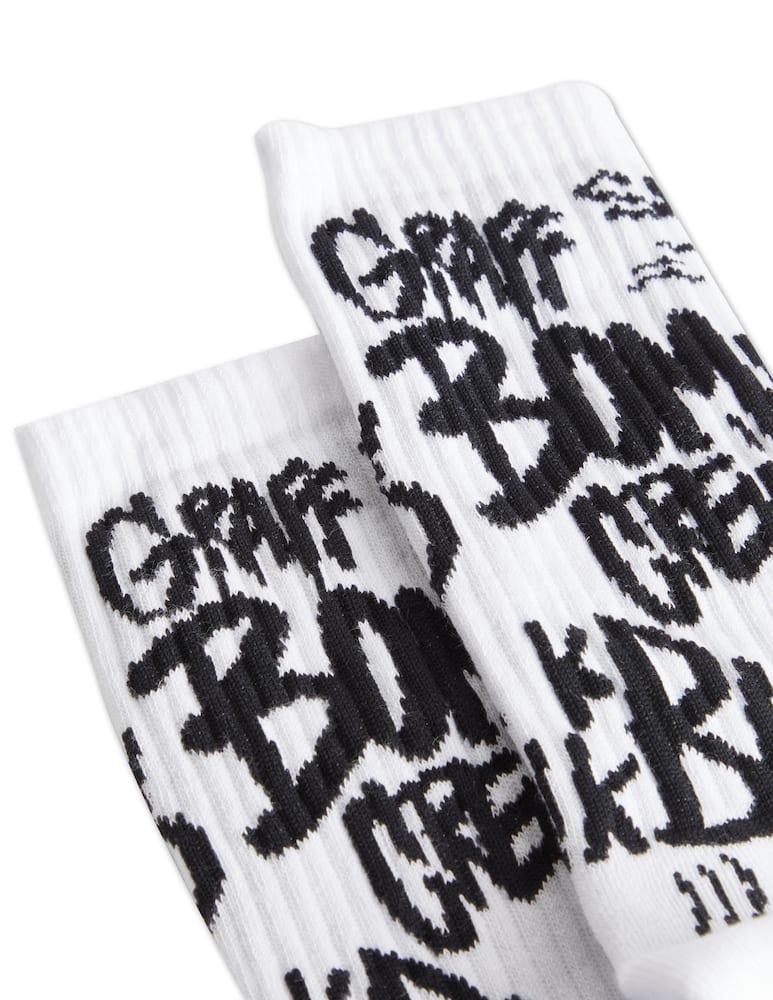 rinascente Inkover Calzini graffiti - multicolor