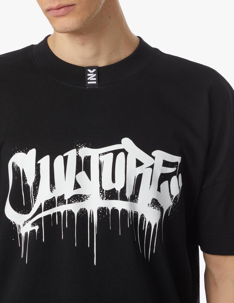 rinascente Inkover Maglietta manica corta culture - nero