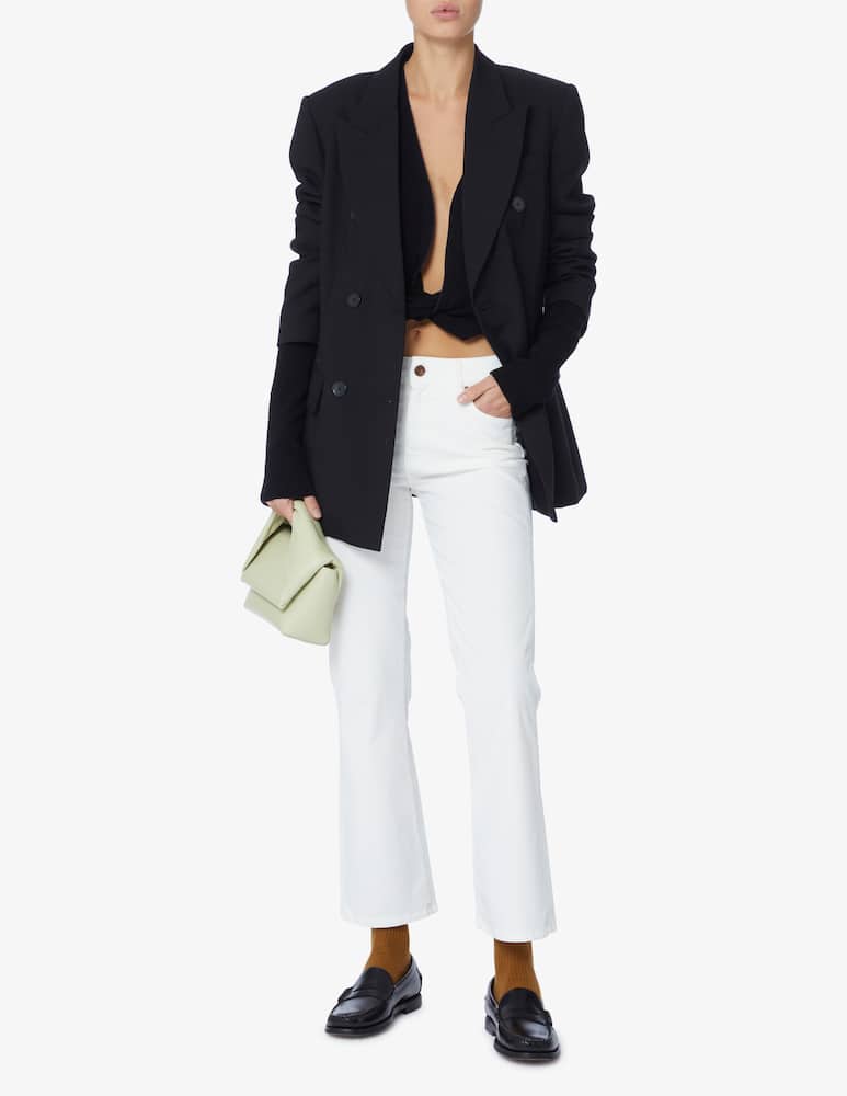 Cigala's Bell Bottom cropped jeans - White - picture 1 Cigala's Bell Bottom cropped jeans - White - picture 1