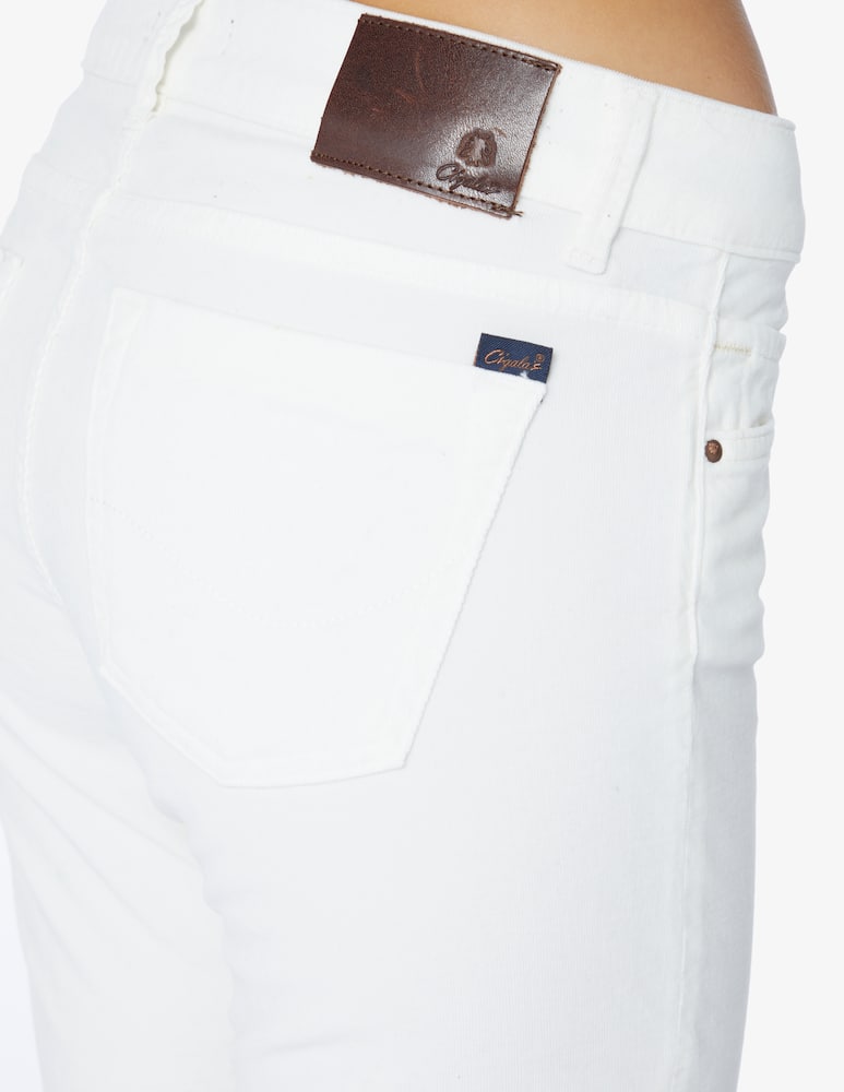 rinascente Cigala's Jeans cropped Bell Bottom - Bianco