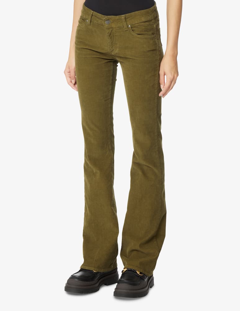 Cigala's Pantaloni in velluto Bell Bottom - Oliva - immagine 2 Cigala's Pantaloni in velluto Bell Bottom - Oliva - immagine 2